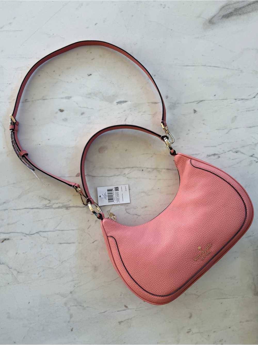 New Kate Spade Leila Pebbled Leather Shoulder Bag - Picture 8 of 16